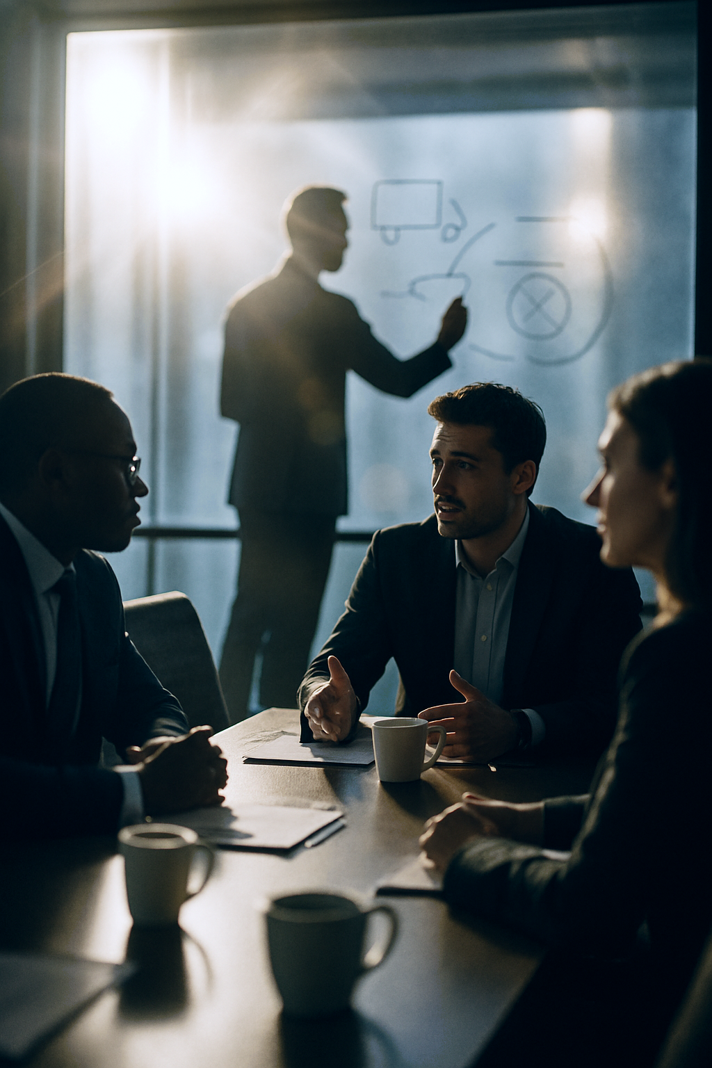 Reunión de consultoría empresarial